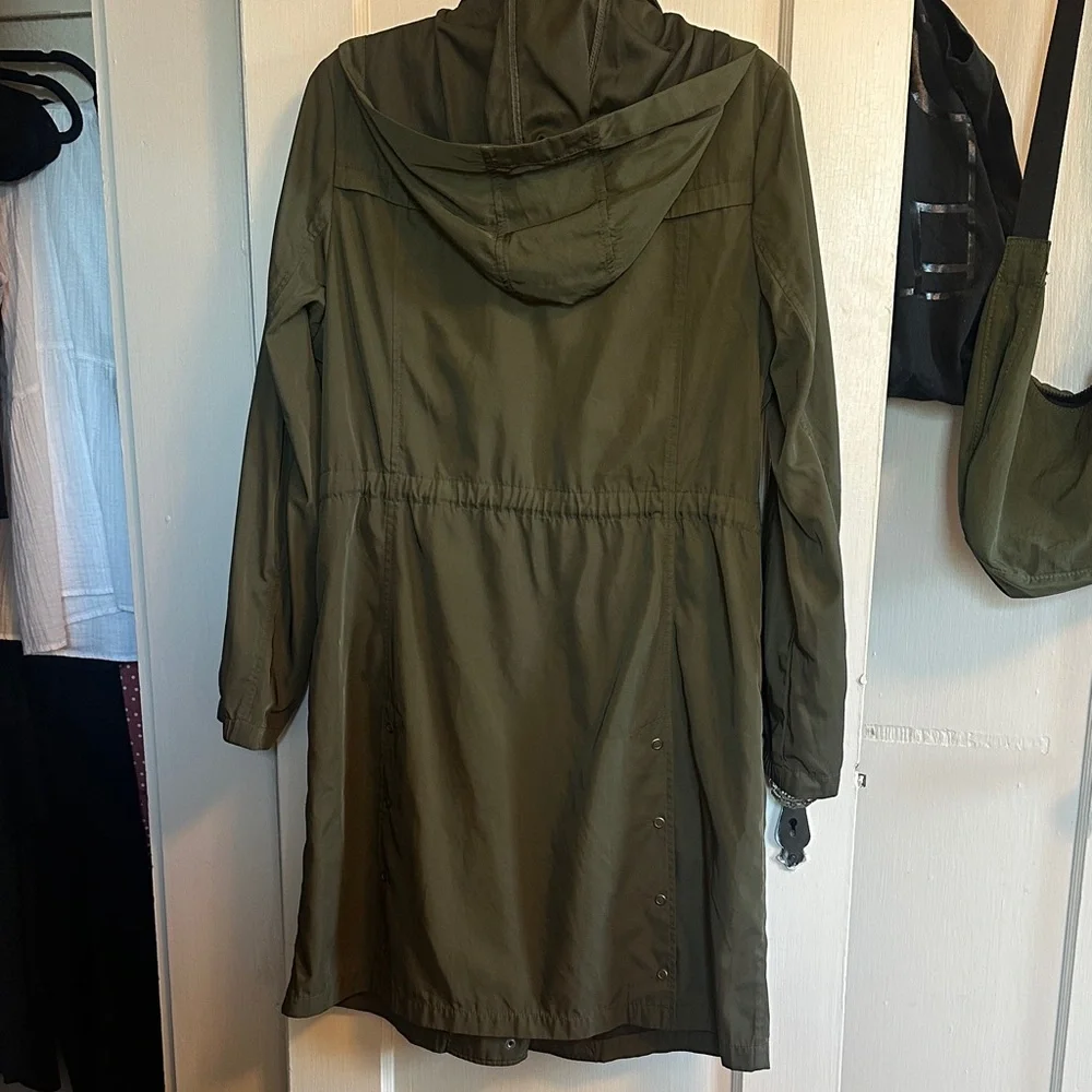 Olive Green Rain Coat - Picture 7 of 7